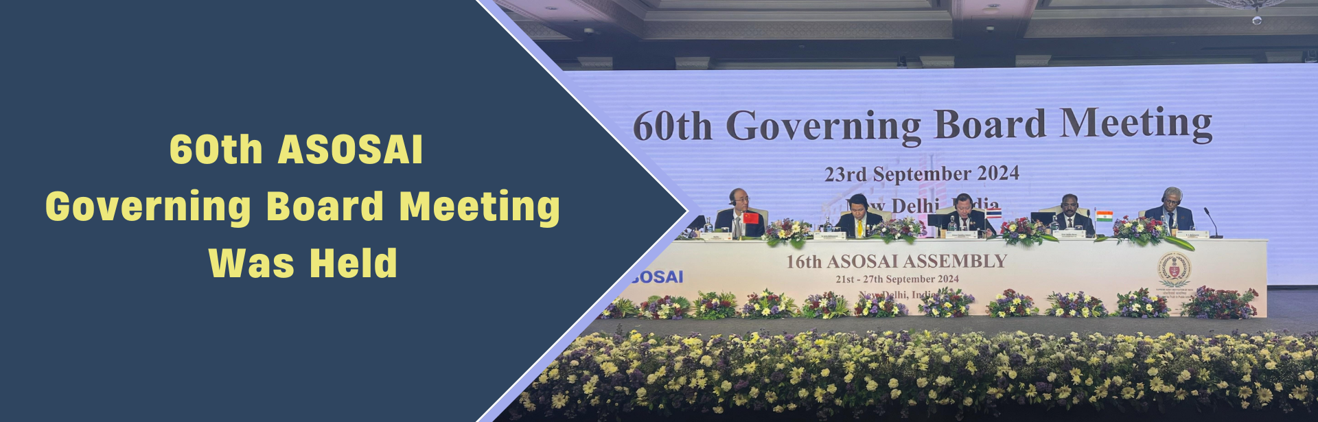60th ASOSAI Governing Board Meeting Was Held